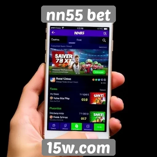 Funcionalidades mobile do site nn55 bet