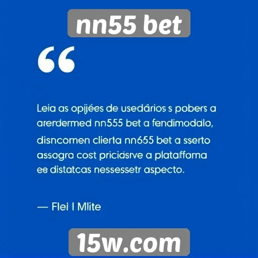 Opiniões de usuários sobre o atendimento ao cliente nn55 bet